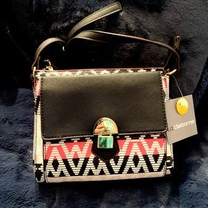 Liz Claiborne NWT LC Janet Crossbody Mayan Temple Red